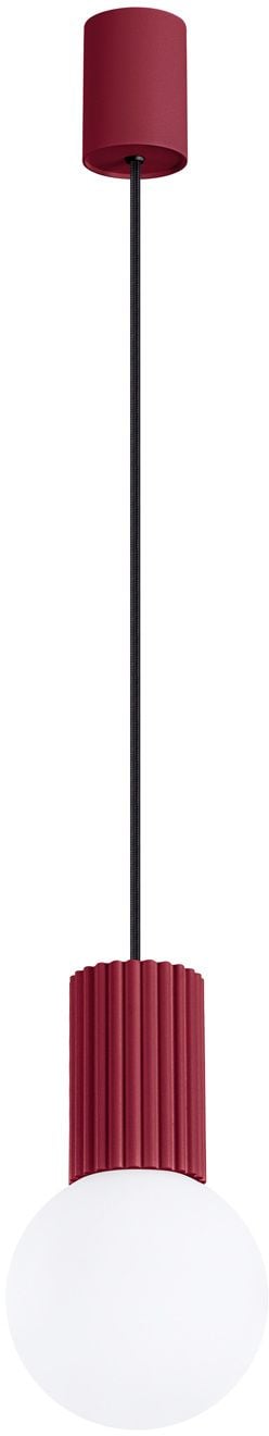 Sollux Lighting Halo závesné svietidlo 1x8 W biela-bordová SL.1749