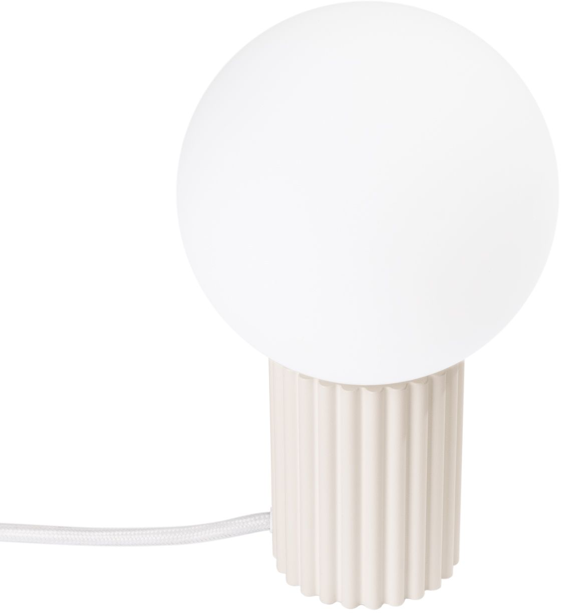 Sollux Lighting Halo stolová lampa 1x8 W biela-béžová SL.1721