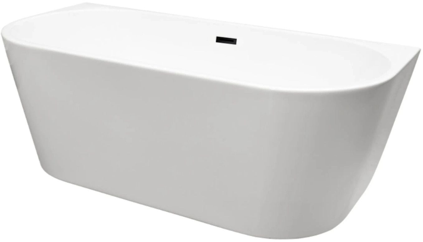 Balneo Viva nástenná vaňa 160x75 cm oválne biela J0101030102-2