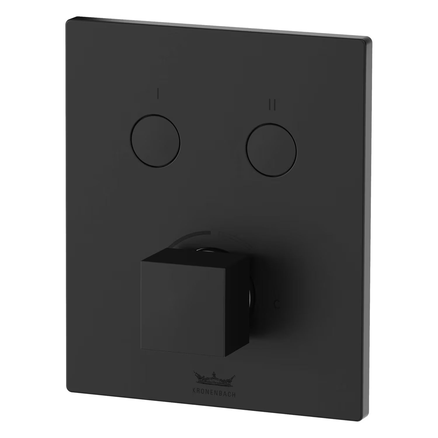Kronenbach Smart Push vaňová/sprchová batéria podomietková čierna 19045002SM
