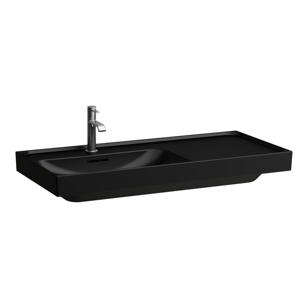 Laufen Meda umývadlo 100x46 cm obdĺžnik umývadlo na nábytok čierna matná H8171187161041