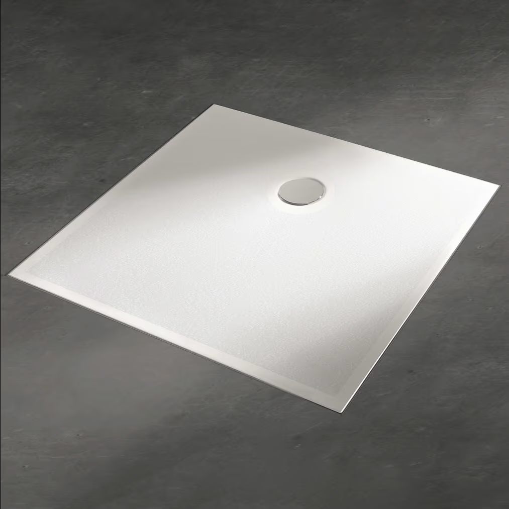 Kronenbach Cube štvorcová sprchová vanička 100x100 cm biela KBMD1010AS