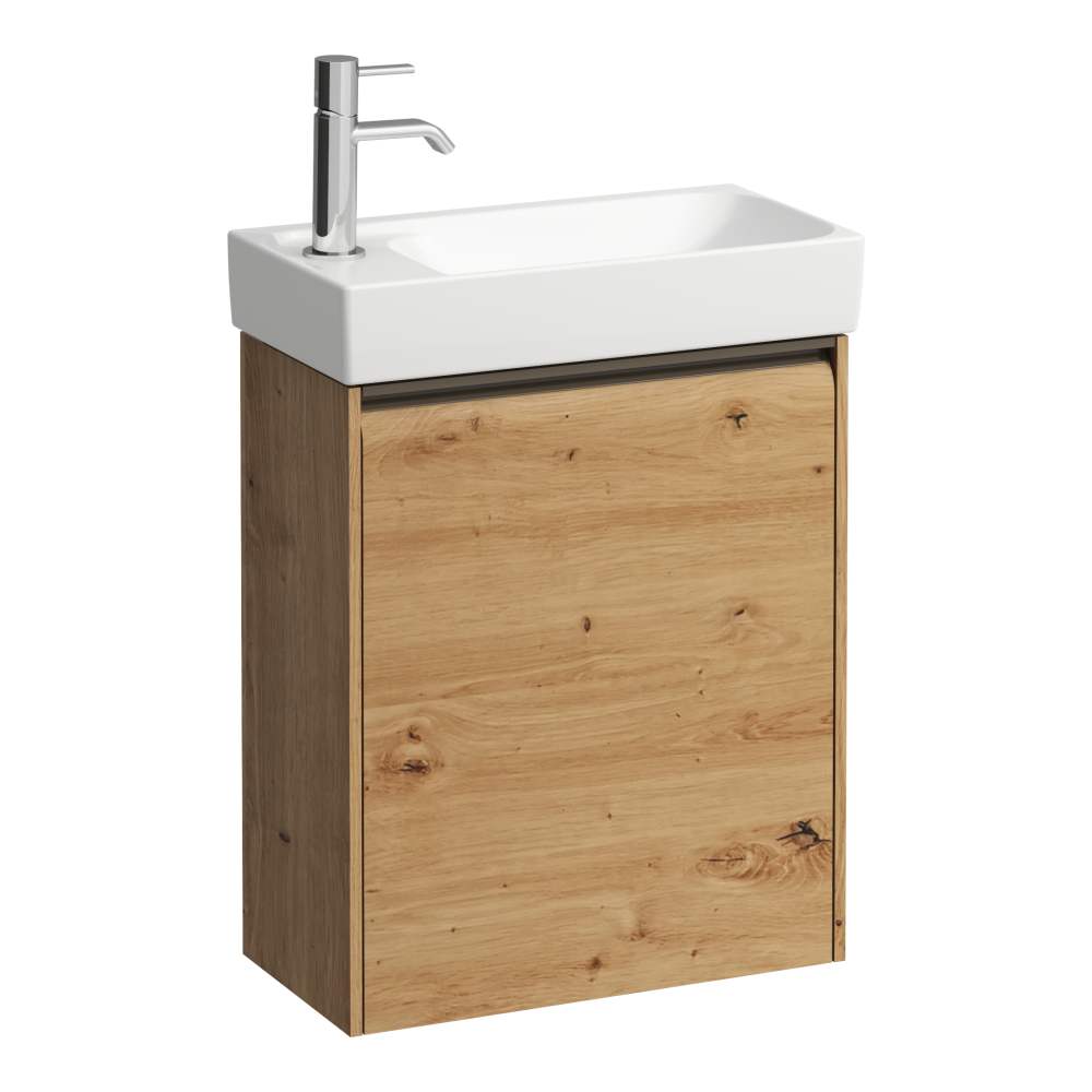 Laufen Meda skrinka 43.5x34x51.5 cm závesná kúpeľňová skrinka pod umývadlo dub H4215510112671