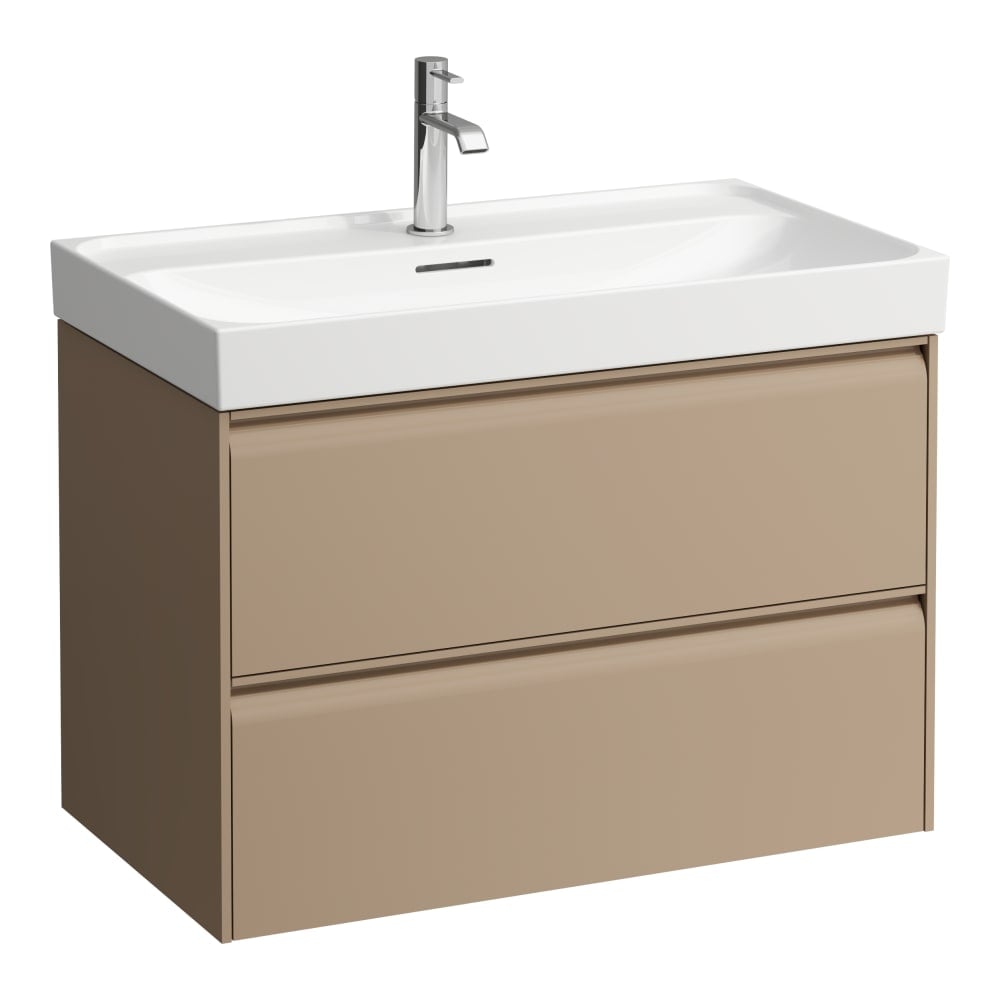 Laufen Meda skrinka 78.5x45x51.5 cm závesná kúpeľňová skrinka pod umývadlo kapučíno H4216120114651