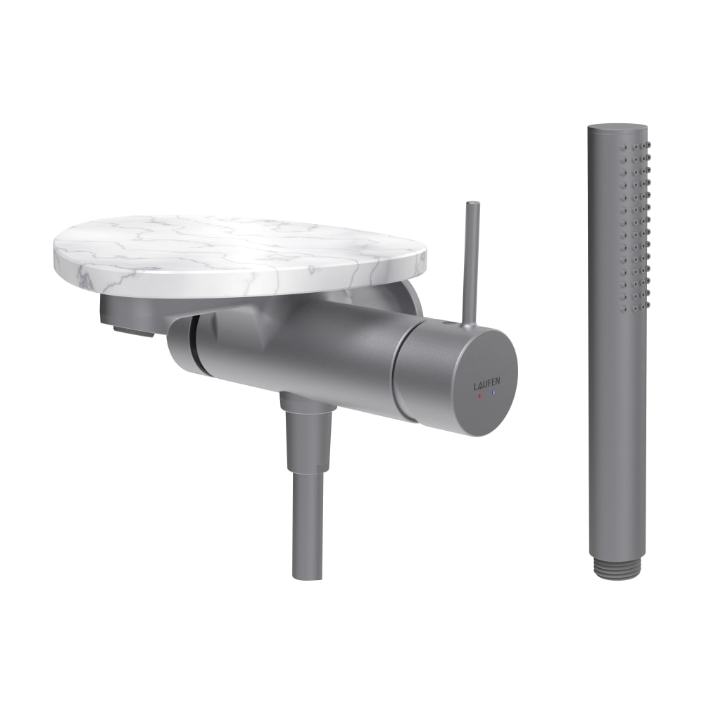 Laufen Ada vaňová/sprchová batéria nástenná biela HF506765505060