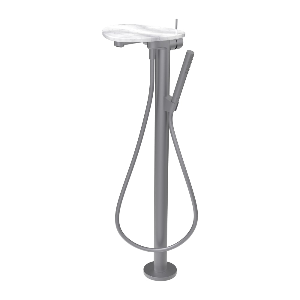 Laufen Ada vaňová/sprchová batéria voľne stojaca biela HF506781505060