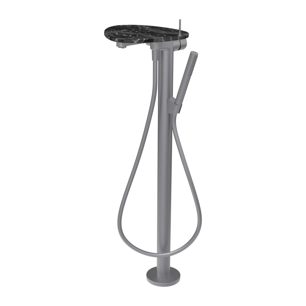Laufen Ada vaňová/sprchová batéria voľne stojaca čierna HF506781506060