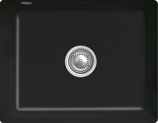 Villeroy & Boch Subway keramický drez 49.5x39.5 cm čierna 331001R7