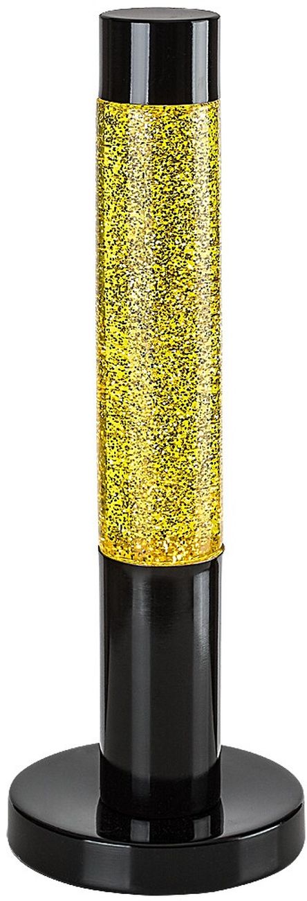 Rabalux Lavastic stolová lampa 1x25 W čierna-priehľadná-zlatá 76029