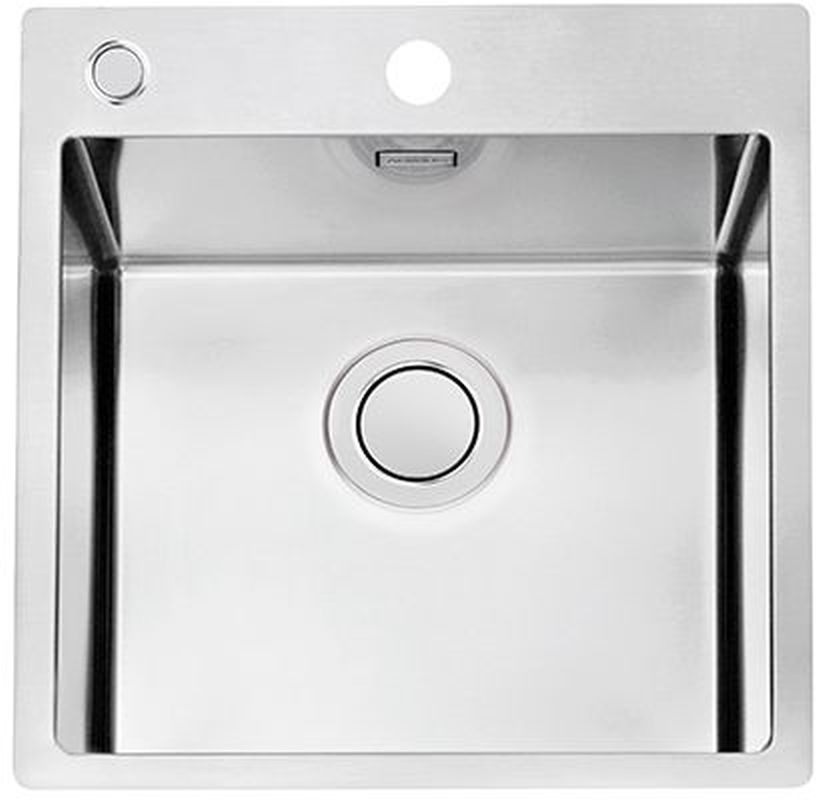 Alveus Pure nerezový drez 52.5x46.5 cm oceľová 1149510