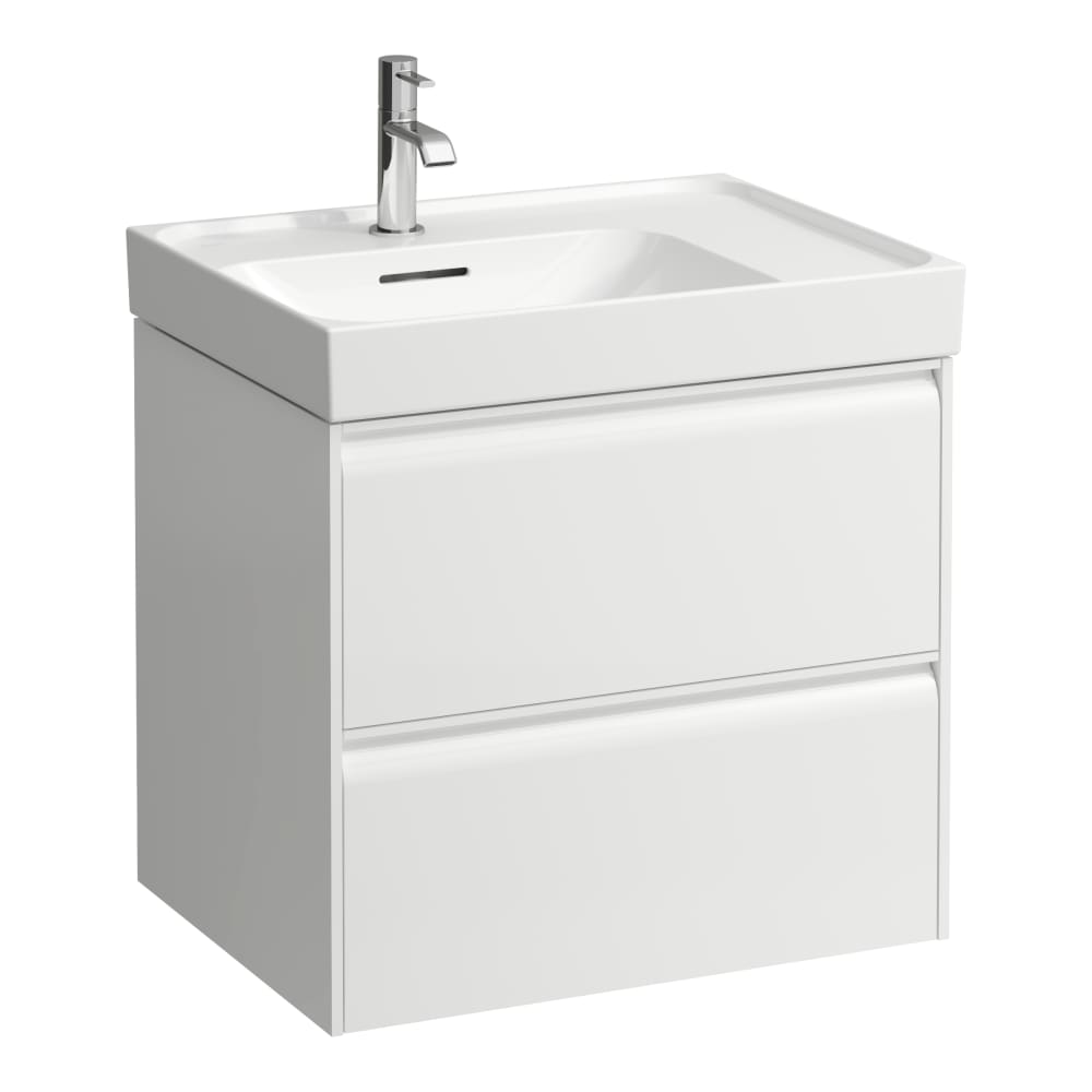 Laufen Meda skrinka 58.5x45x51.5 cm závesná kúpeľňová skrinka pod umývadlo biela H4217220112601