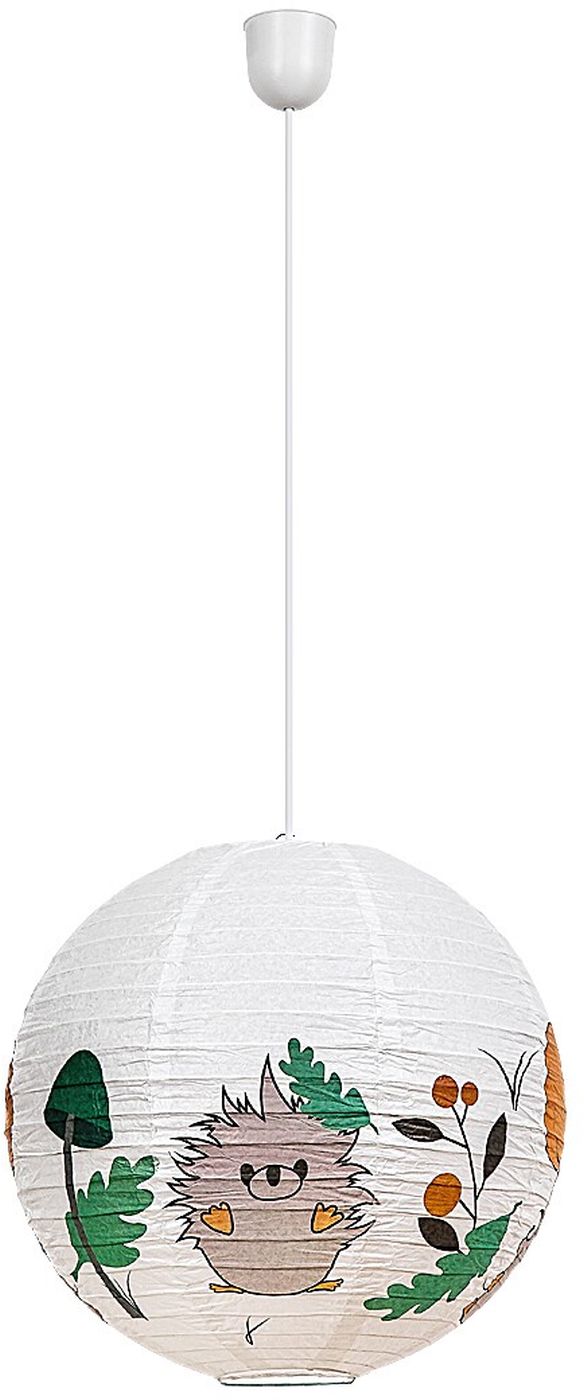 Rabalux Hedgy závesné svietidlo 1x40 W biela-viacfarebná 72192