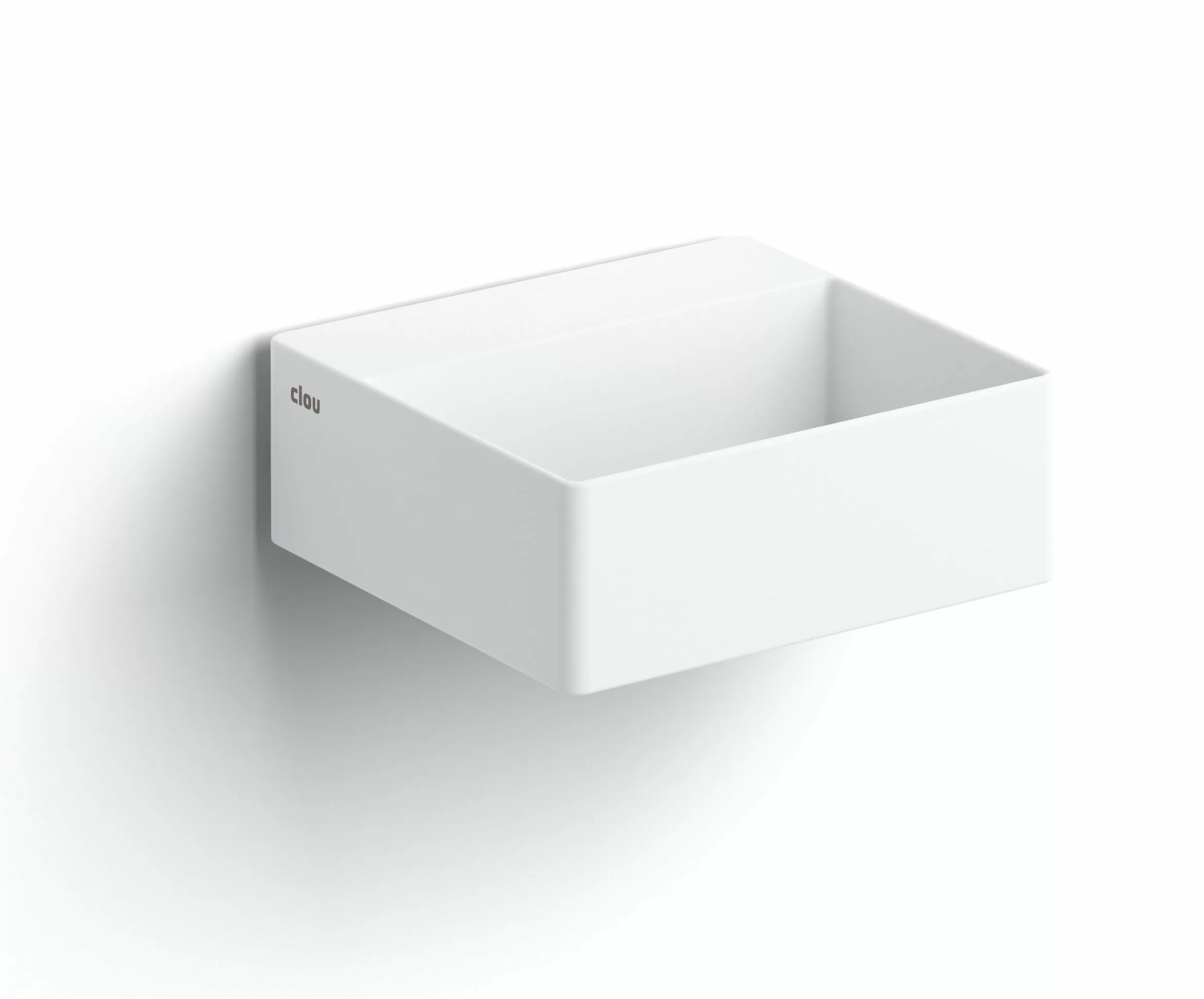 Clou New Flush umývadlo 28x27 cm obdĺžnik klasické umývadlo-pultové umývadlo biela CL/03.13410