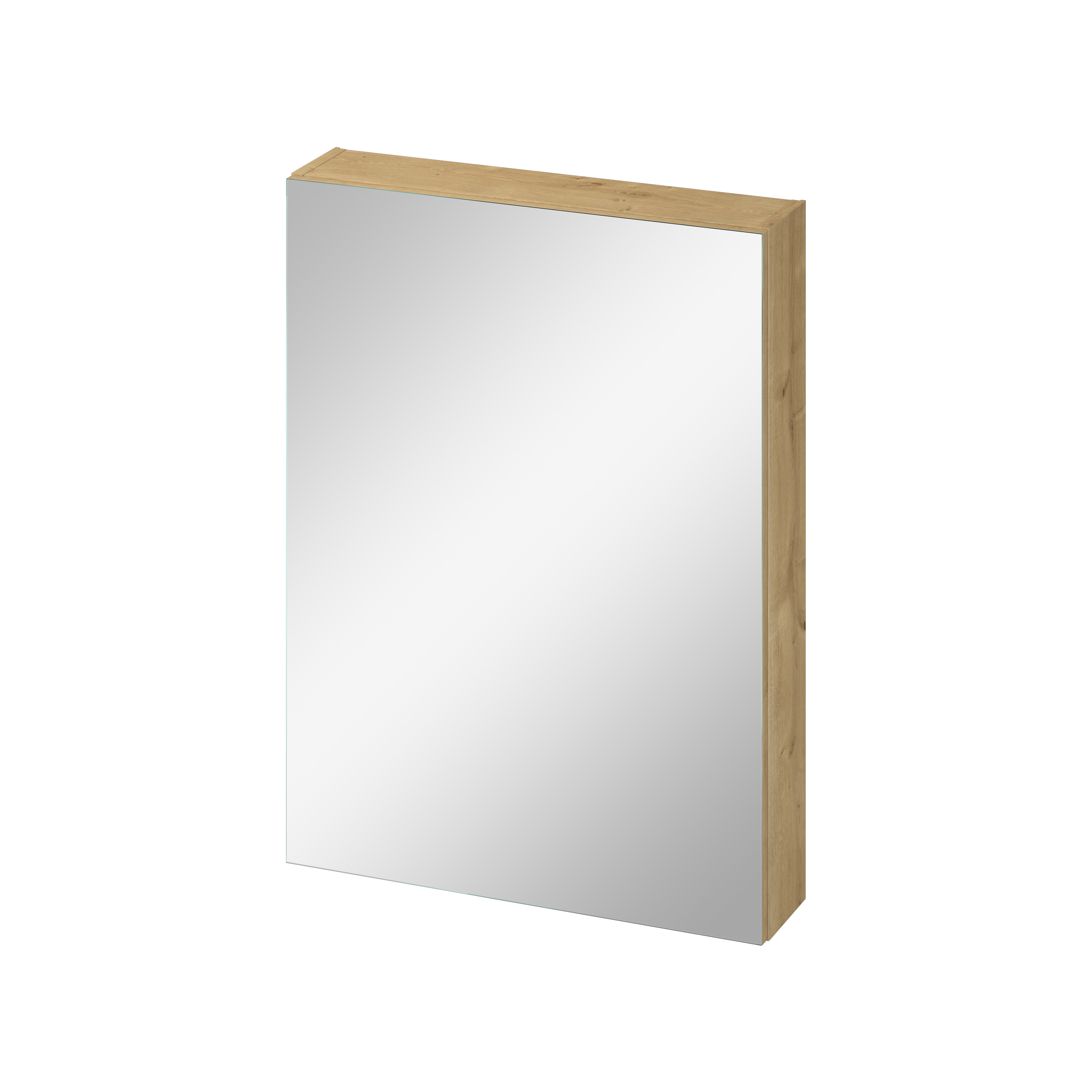 Cersanit City skrinka 59.4x14.1x80 cm so zrkadlom dub S584-115