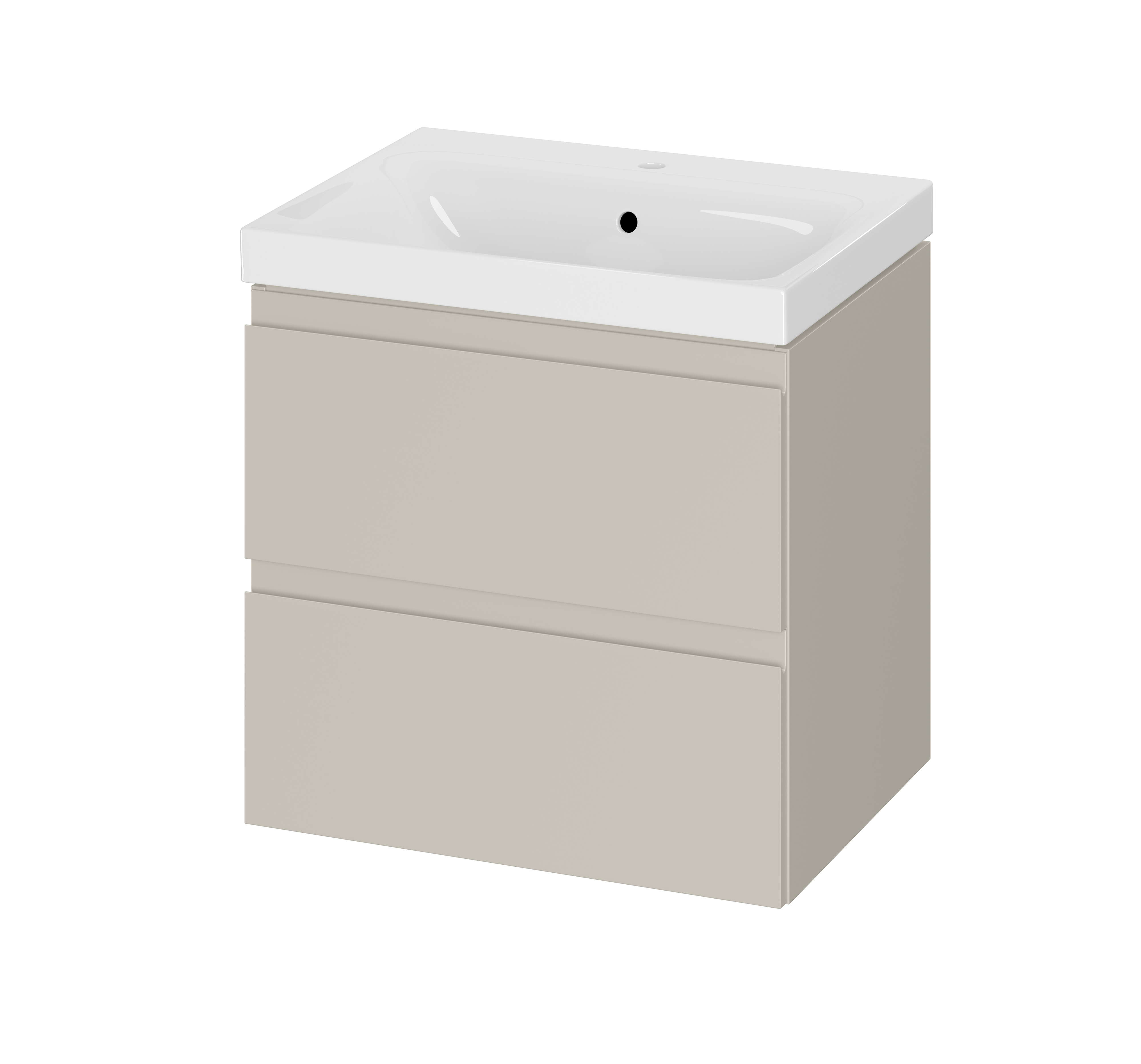 Cersanit Moduo umývadlo so skrinkou 60 cm béžová S4013-008