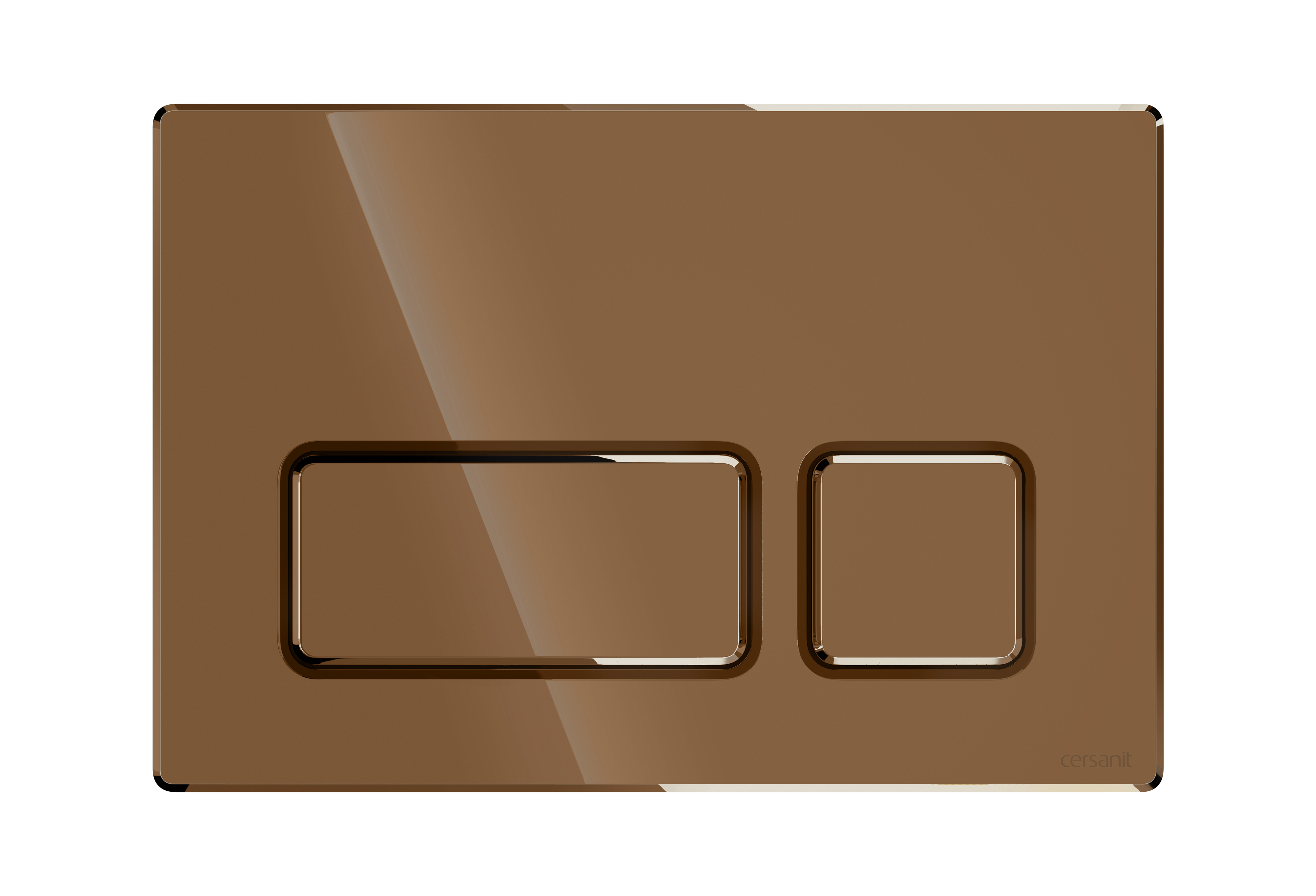 Cersanit Block splachovacie tlačidlo do toalety medená K97-0453