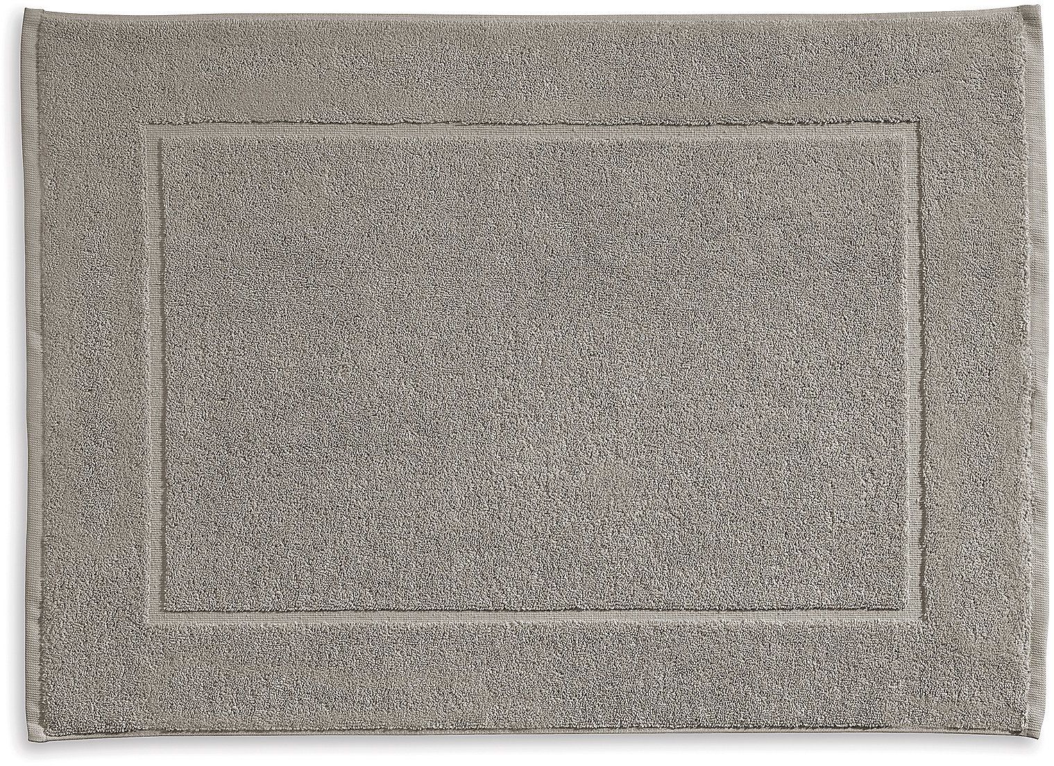 Kela Ladessa koberček do kúpeľne 70x50 cm obdĺžnik sivá KE-23485