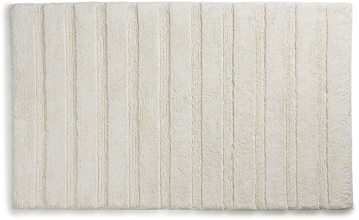 Kela Megan koberček do kúpeľne 80x50 cm obdĺžnik biela KE-23581