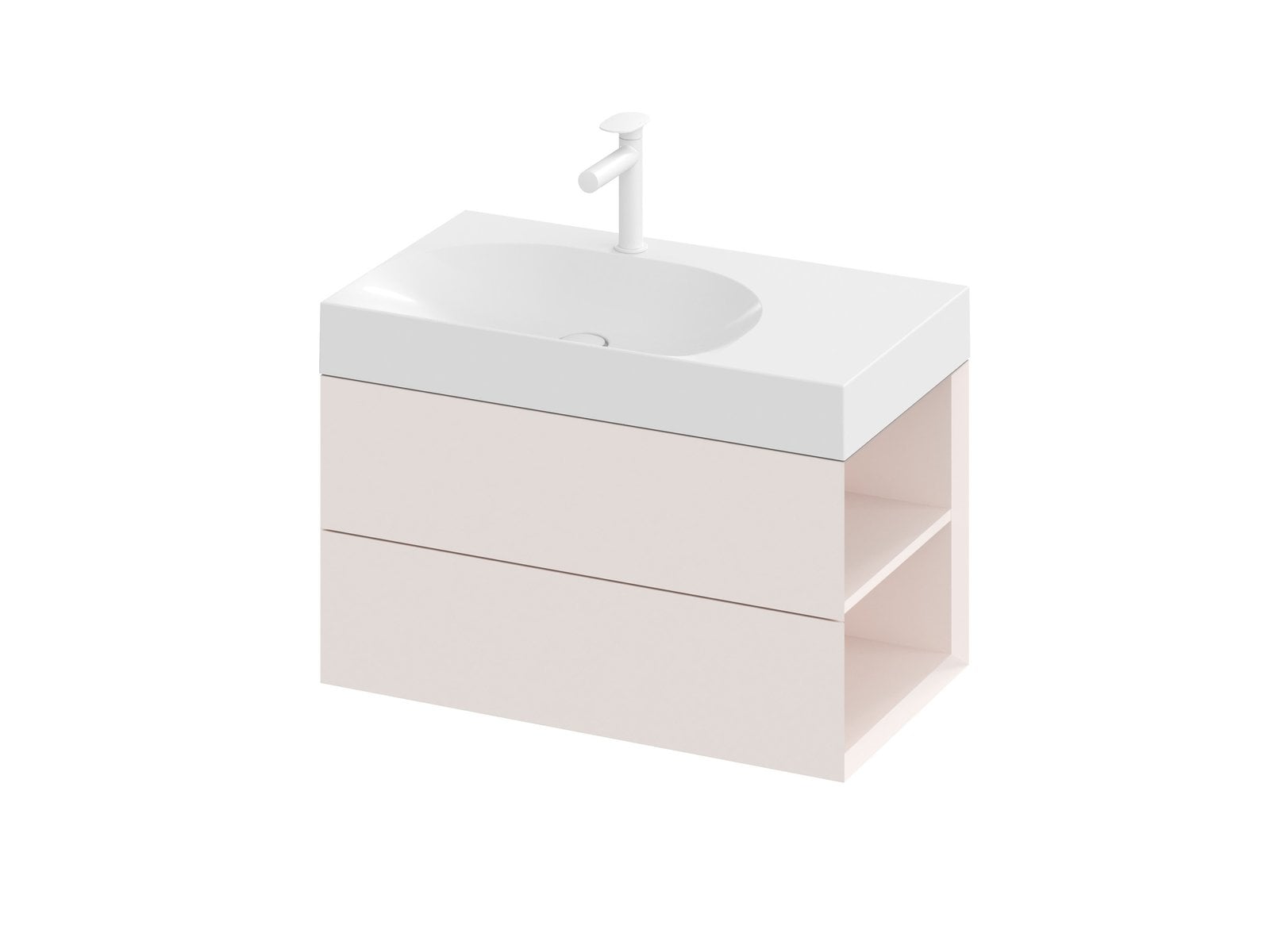 Ravak Lite skrinka 80x45x43 cm závesná kúpeľňová skrinka pod umývadlo X000001890