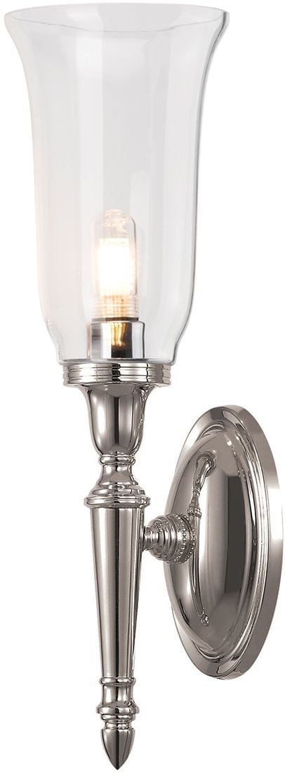 Elstead Lighting Dryden nástenná lampa 1x3 W niklová BATH-DRYDEN2-PN