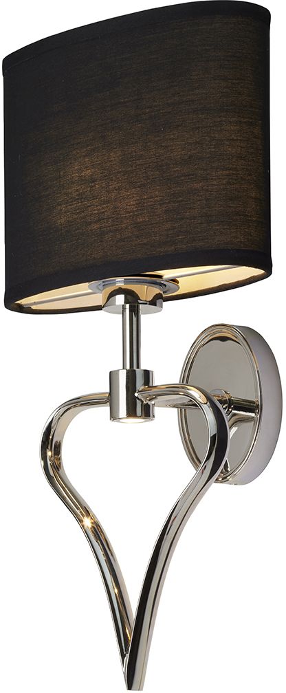 Elstead Lighting Falmouth nástenná lampa 2x3 W čierna-chrómová BATH-FALMOUTH-PC