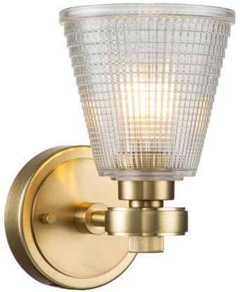 Elstead Lighting Gunnislake nástenná lampa 1x3 W mosadzná BATH-GUNNIS1-BB