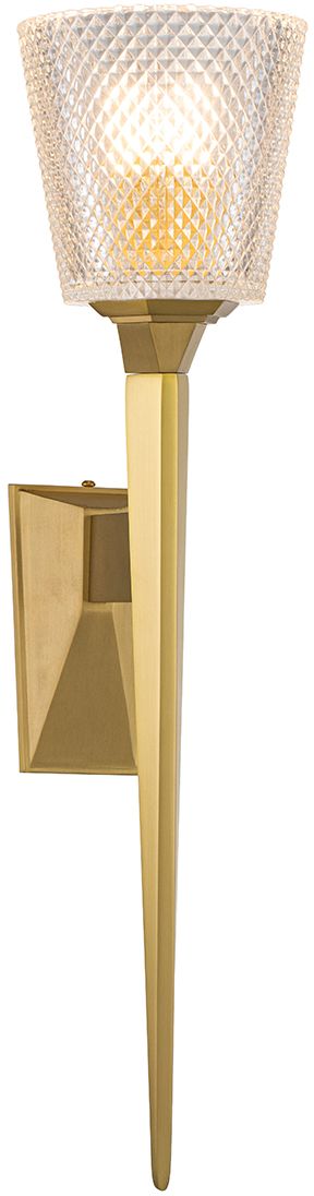 Elstead Lighting Verity nástenná lampa 1x3 W mosadzná BATH-VERITY-BB