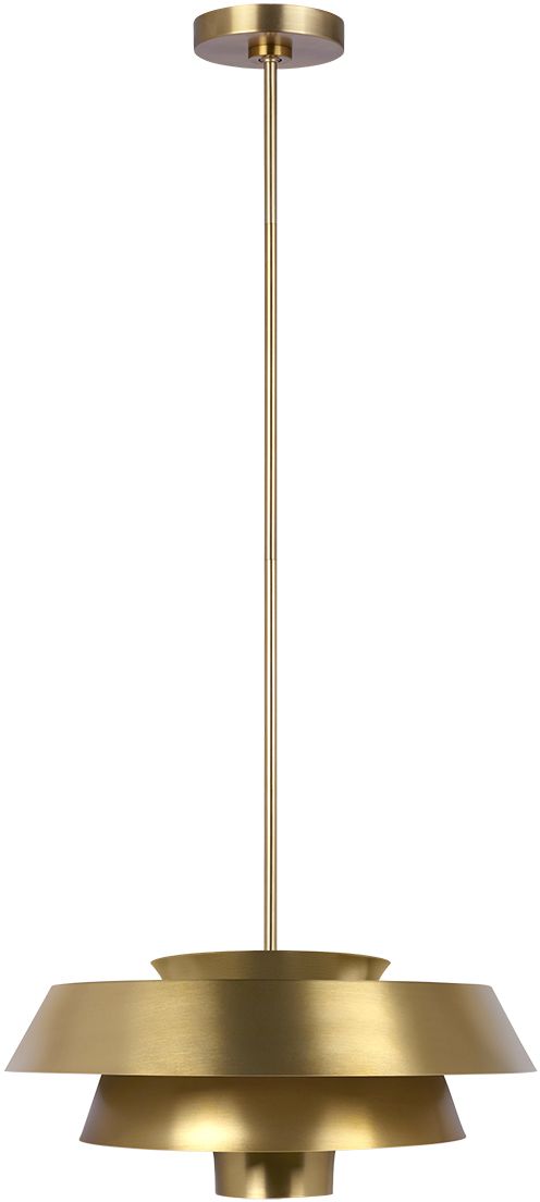 Elstead Lighting Brisbin závesné svietidlo 1x60 W mosadzná FE-BRISBIN-BB