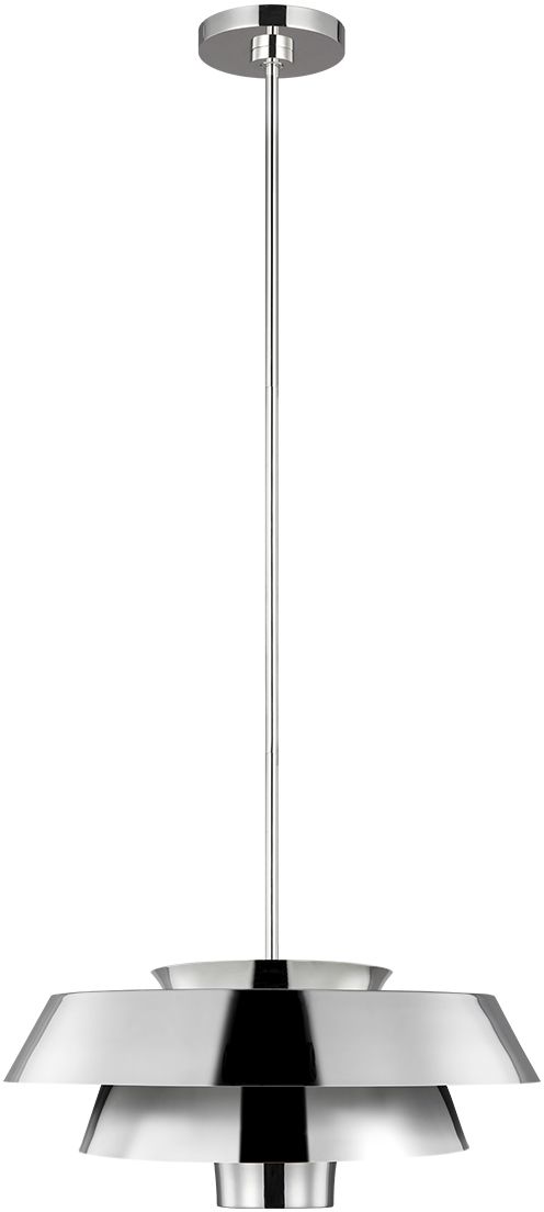 Elstead Lighting Brisbin závesné svietidlo 1x60 W niklová FE-BRISBIN-PN