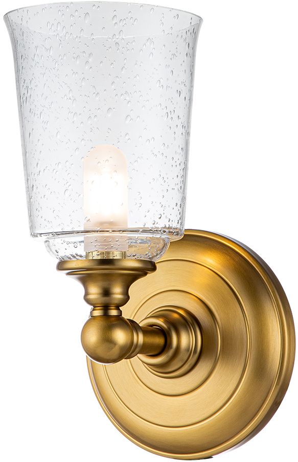 Elstead Lighting Huguenot Lake nástenná lampa 1x3 W mosadzná FE-HUGOLAKE1BATH-BB