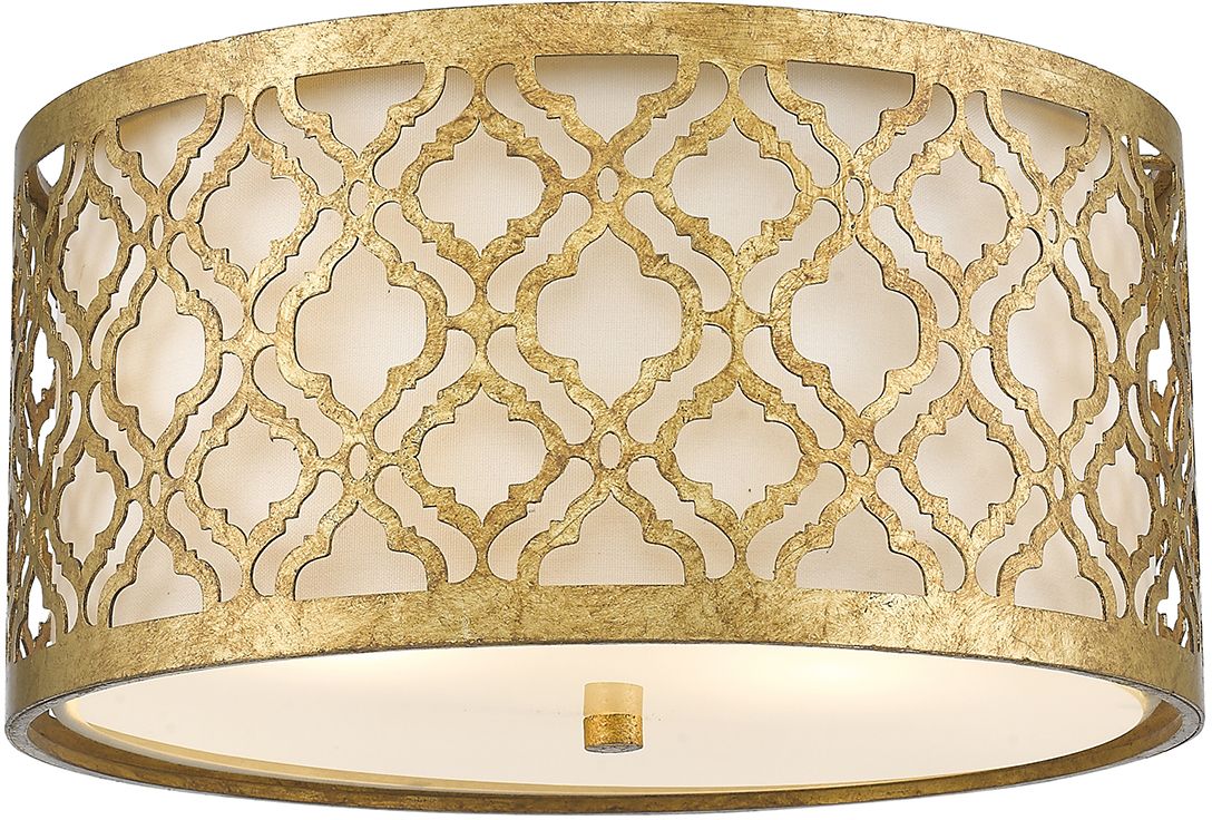Elstead Lighting Arabella stropné svietidlo 2x60 W zlatá GN-ARABELLA-F