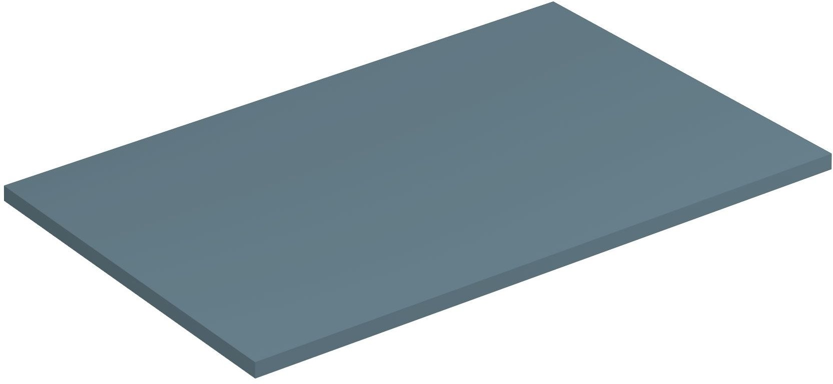 Kludi Icos doska na skrinku 80x50 cm modrá 50T80O3