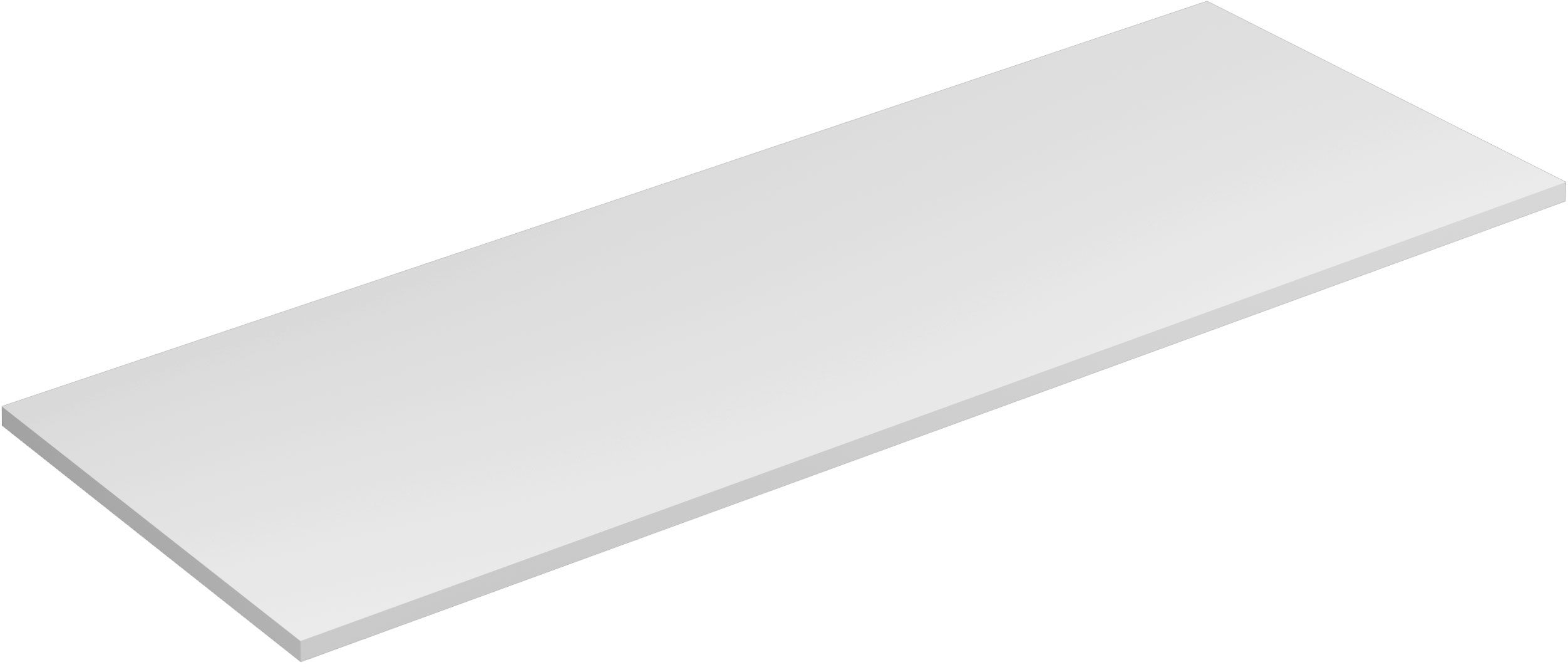 Kludi Icos doska na skrinku 140x50 cm biela 50T14053