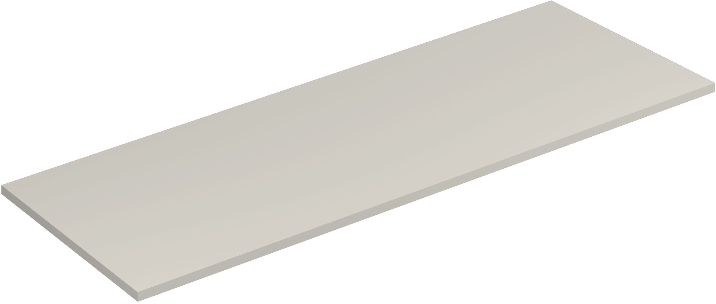 Kludi Icos doska na skrinku 140x50 cm sivá 50T140O2