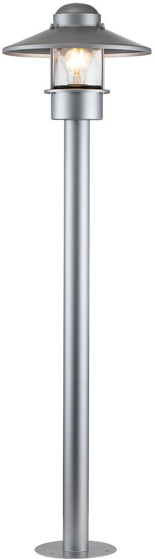 Elstead Lighting Klampenborg vonkajšia stojaca lampa 1x60 W strieborná KLAMPENBORG-BOL-SIL
