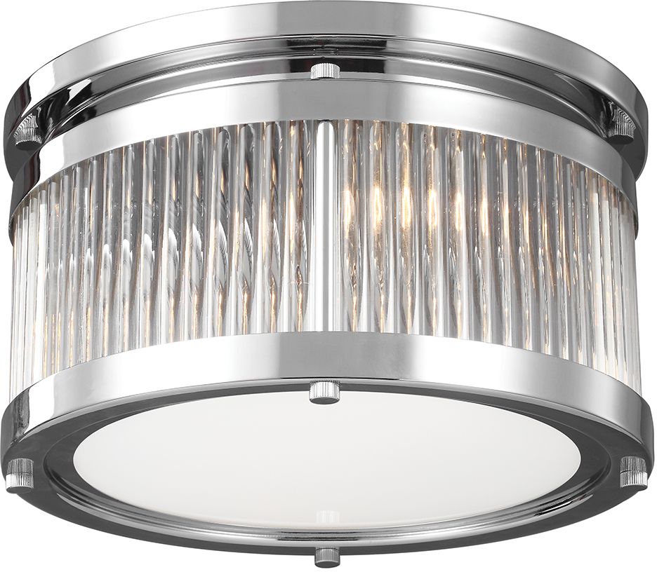 Elstead Lighting Paulson stropné svietidlo 3x3 W chrómová FE-PAULSON-F-S