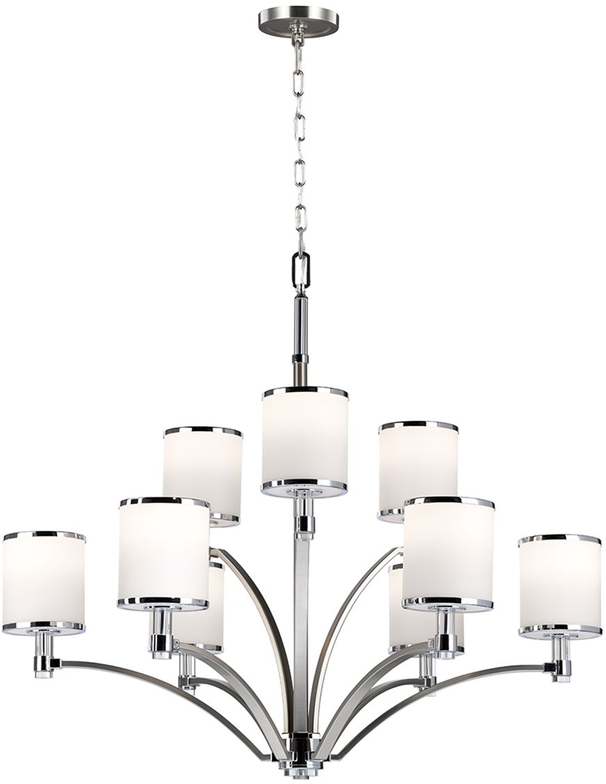 Elstead Lighting Prospect Park závesné svietidlo x60 W chrómová-niklová FE-PROSPECT-PARK9