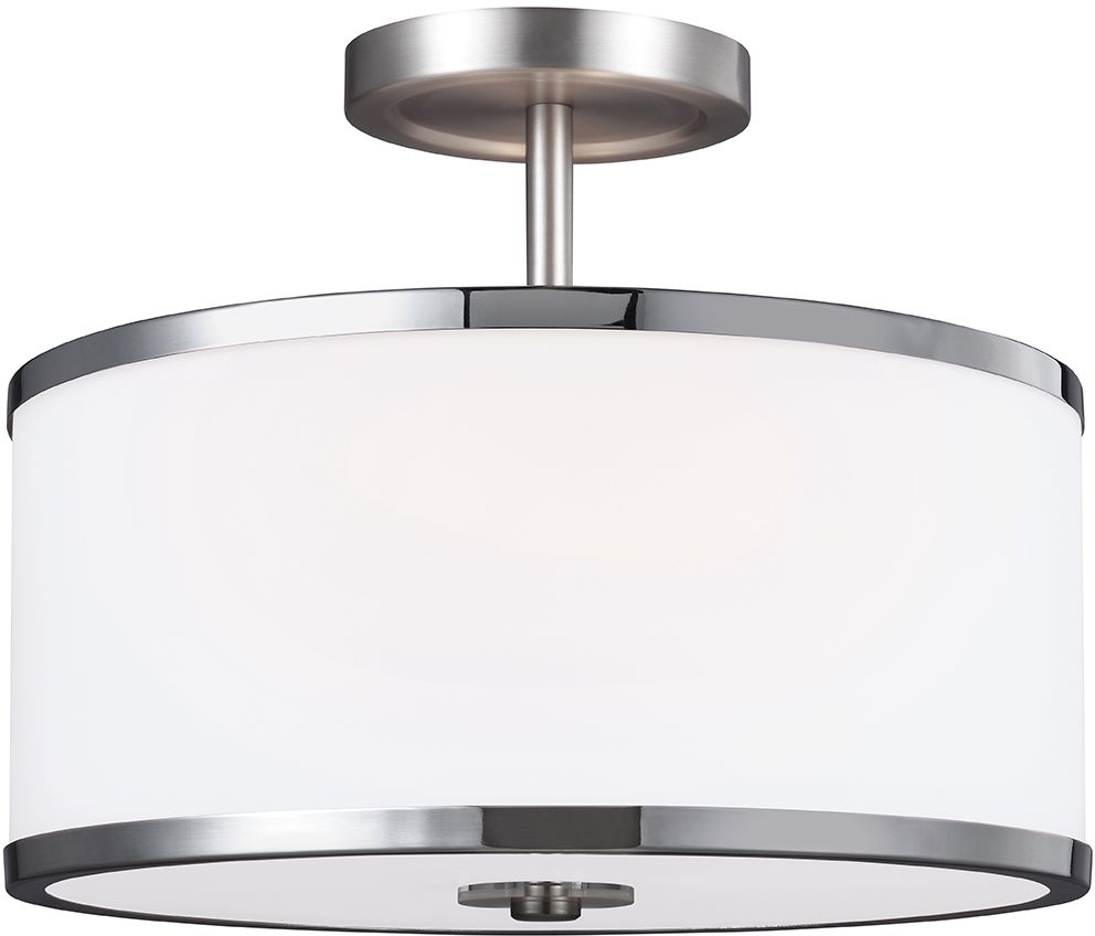 Elstead Lighting Prospect Park závesné svietidlo 2x60 W chrómová-niklová FE-PROSPECT-PARK-SF