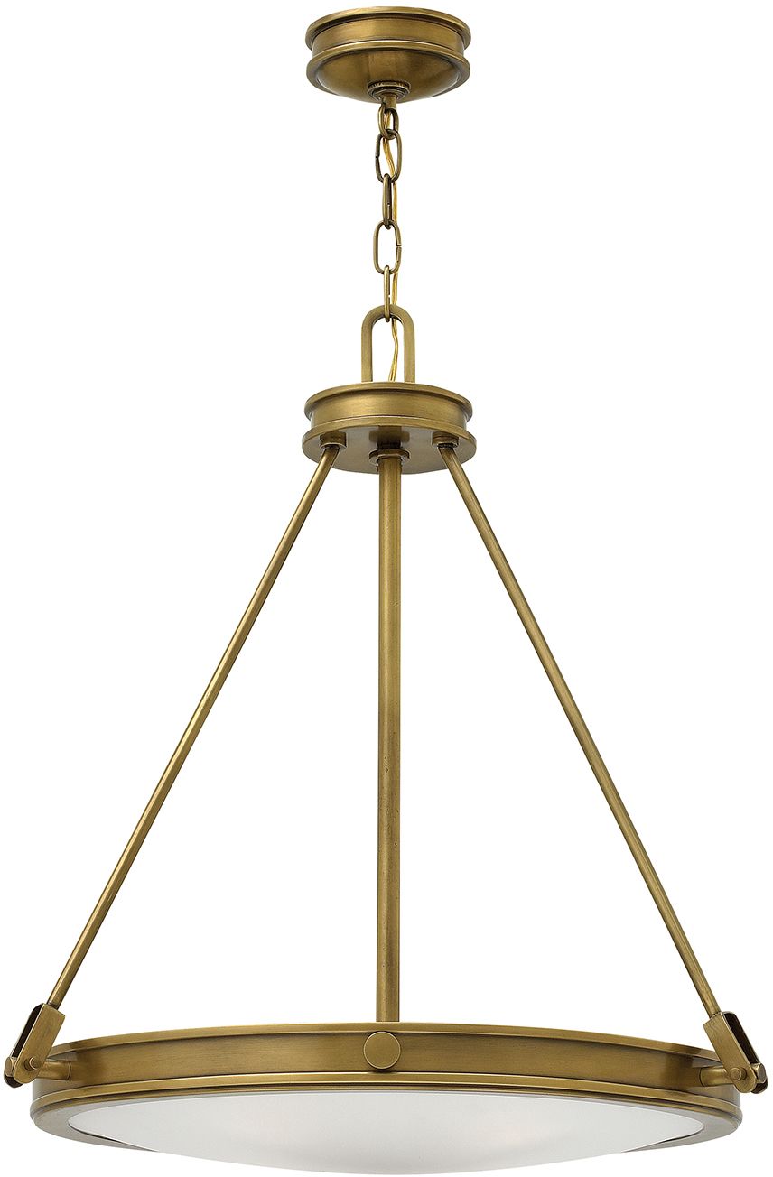 Elstead Lighting Collier závesné svietidlo 4x40 W mosadzná HK-COLLIER-P