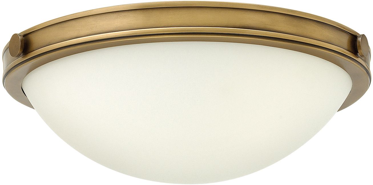 Elstead Lighting Collier stropné svietidlo 2x40 W mosadzná HK-COLLIER-F-S