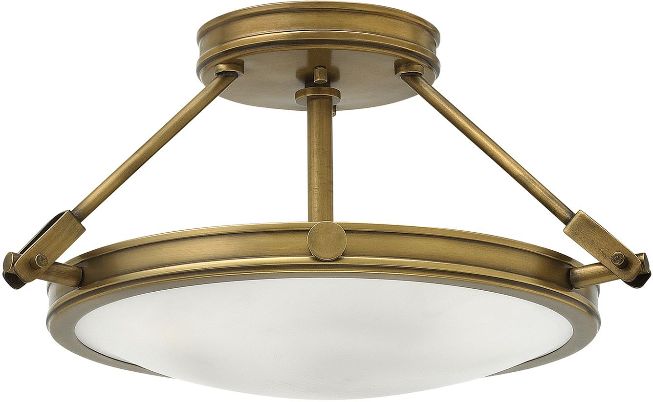 Elstead Lighting Collier stropné svietidlo 3x40 W mosadzná HK-COLLIER-SF-S