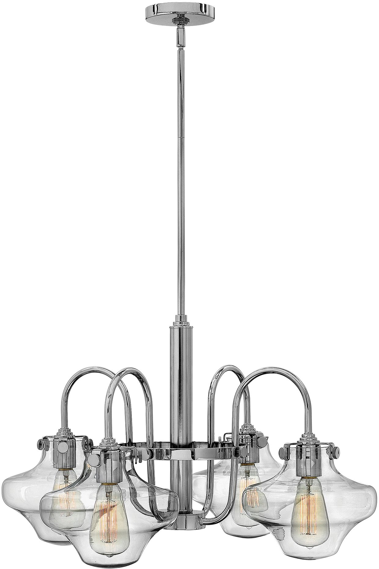 Elstead Lighting Congress závesné svietidlo 4x100 W chrómová HK-CONGRESS4-B-CM