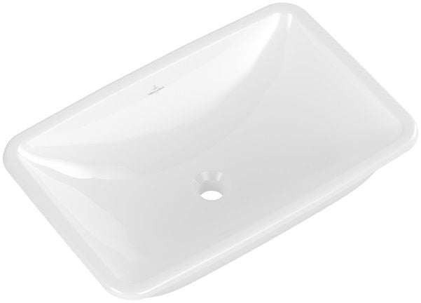 Villeroy & Boch Loop & Friends umývadlo 67.5x45 cm obdĺžnik vstavané umývadlo biela 4A660001