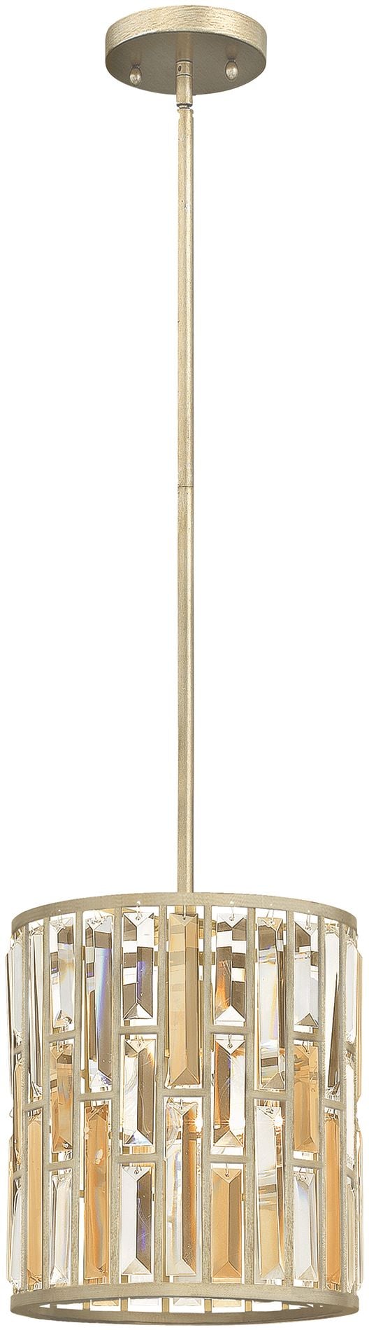 Elstead Lighting Gemma závesné svietidlo 1x60 W strieborná HK-GEMMA-P-A-SL