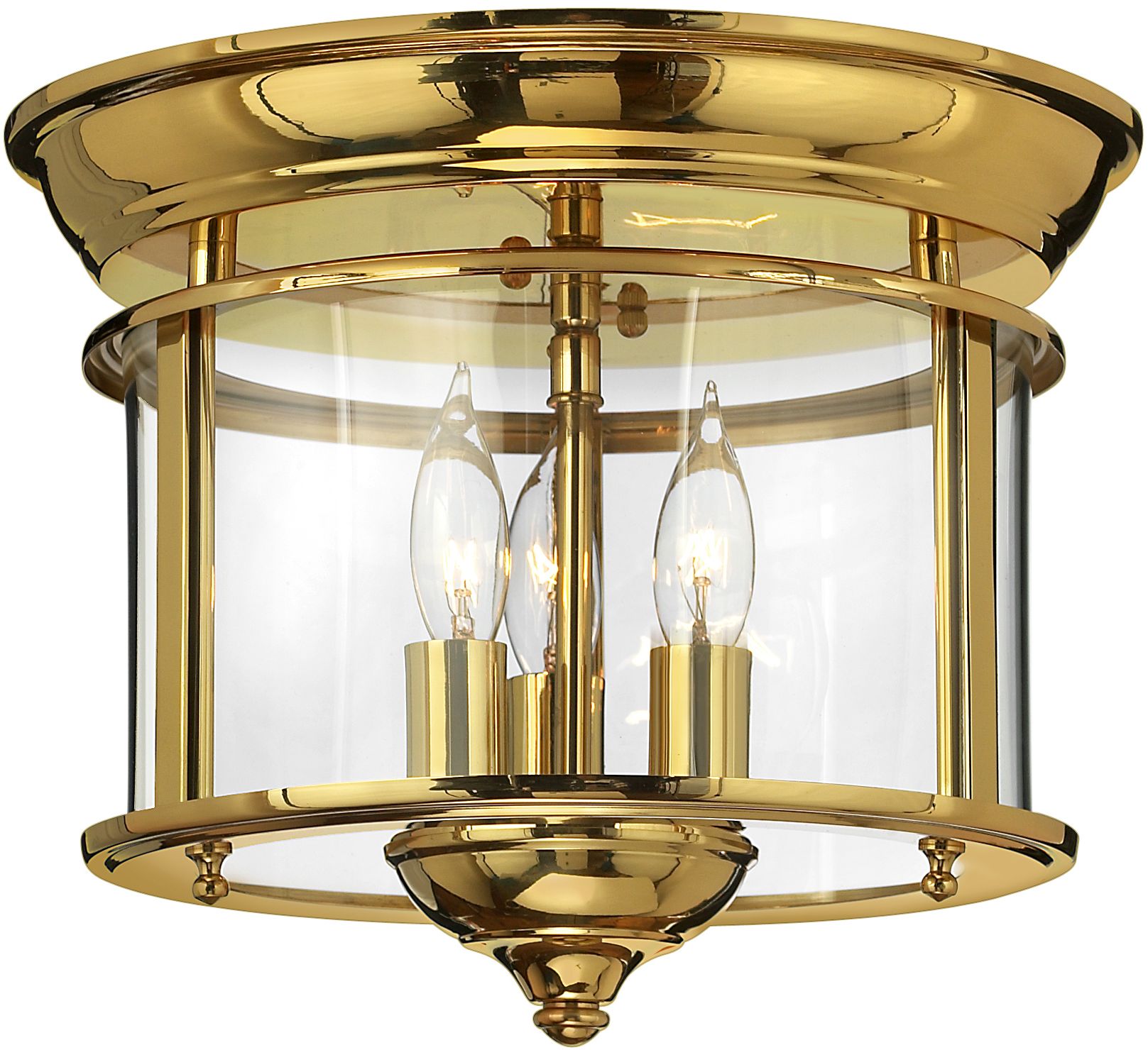 Elstead Lighting Gentry stropné svietidlo 3x40 W mosadzná HK-GENTRY-F-PB