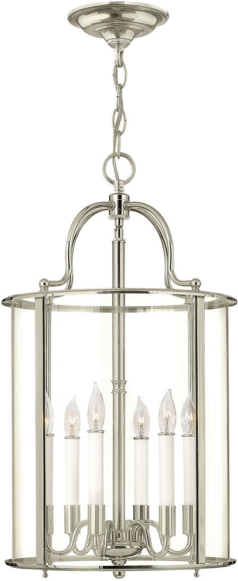 Elstead Lighting Gentry závesné svietidlo 6x60 W niklová HK-GENTRY-P-L-PN