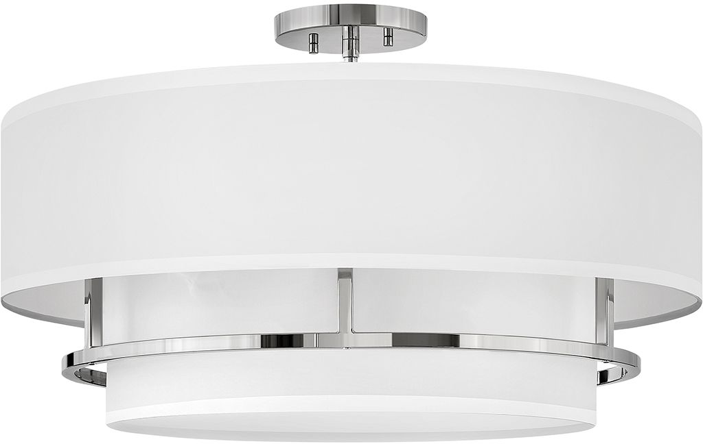 Elstead Lighting Graham závesné svietidlo 4x40 W niklová HK-GRAHAM-L-PN
