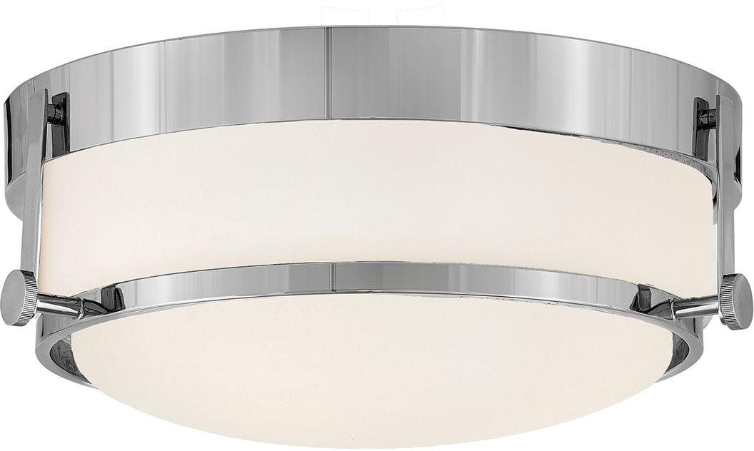 Elstead Lighting Harper stropné svietidlo 3x60 W biela-chrómová HK-HARPER-F-CM
