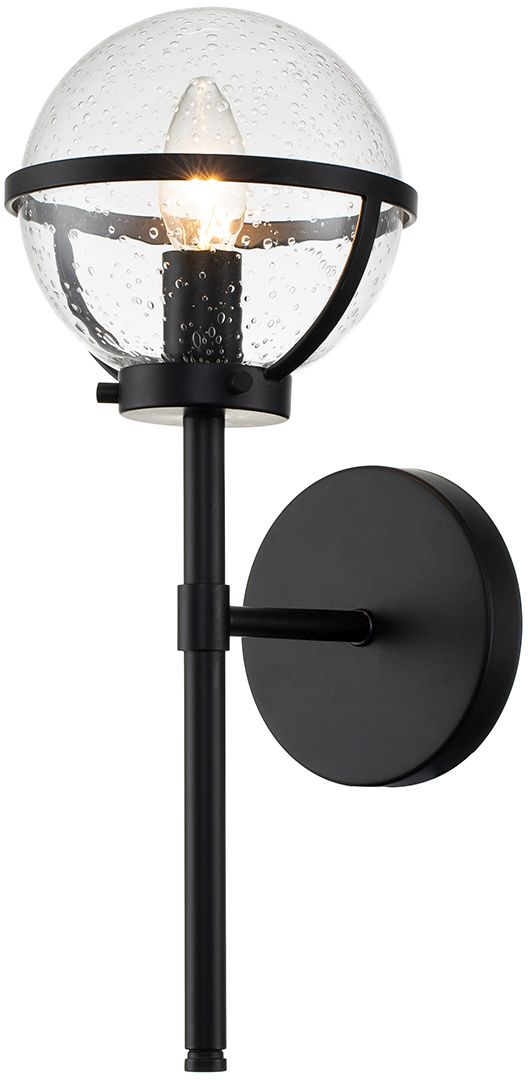 Elstead Lighting Hollis nástenná lampa 1x40 W čierna HK-HOLLIS1-C-BK-BATH