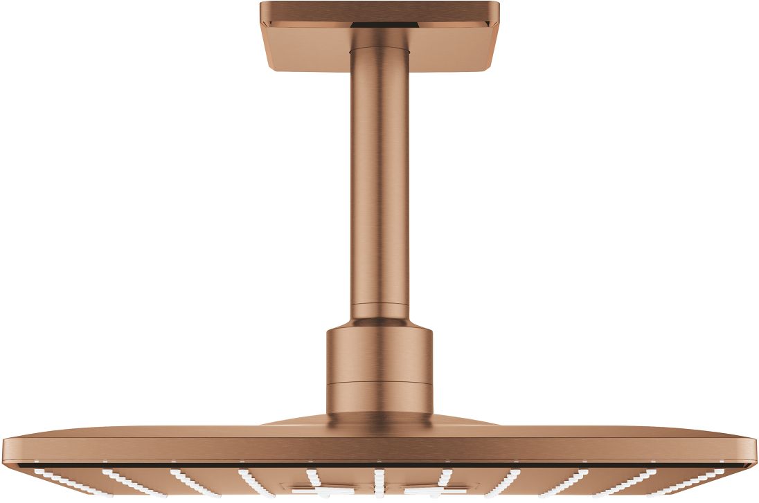 Grohe Rainshower horná sprcha so sprchovacím ramenom 31x31 cm štvorec Brushed Warm Sunset 26481DL0